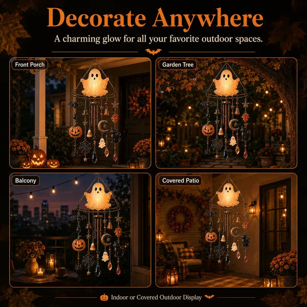 Haunted Glow Ghost Wind Chime