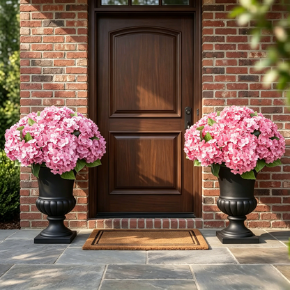 💥Artificial Outdoor Hydrangea Flowers - UV resistant, Waterproof, Windproof💐