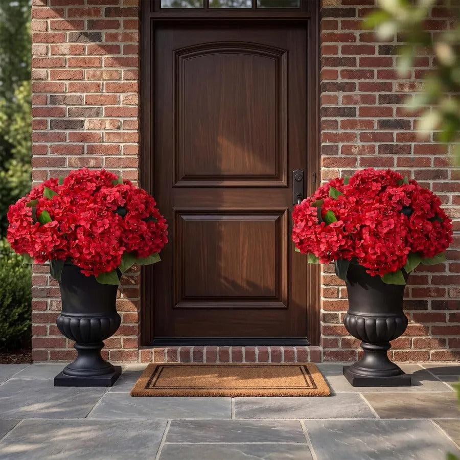 💥Artificial Outdoor Hydrangea Flowers - UV resistant, Waterproof, Windproof💐