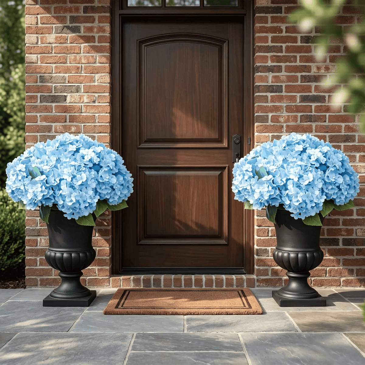 💥Artificial Outdoor Hydrangea Flowers - UV resistant, Waterproof, Windproof💐