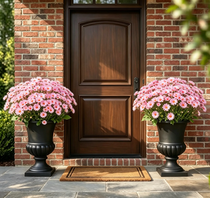 🔥 50% OFF Today Only 🔥 - Artificial Outdoor Mums Flowers - UV resistant, Waterproof, Windproof🌼