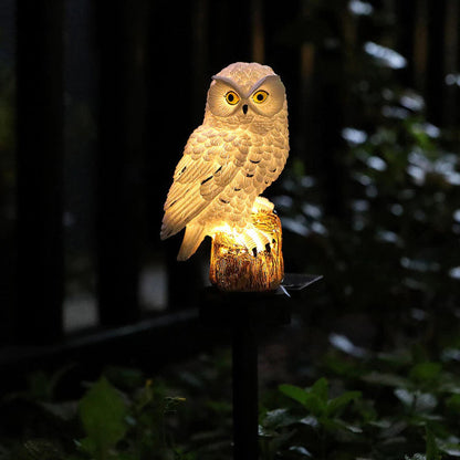 🔥Christmas Big Sale 50% OFF🔥Waterproof Solar Owl Light – LED Pathway Light for Lawn, Garden Decor & Can Scare Away Birds
