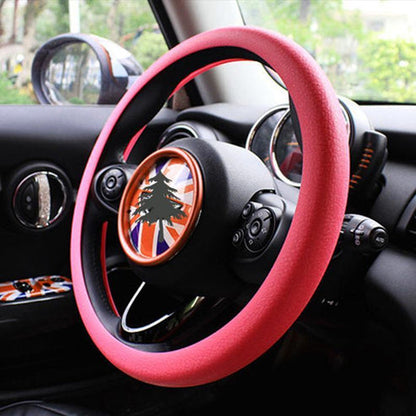 Tired of sticky, worn steering wheels? This silicone cover adds a soft, textured grip, protects your wheel, and installs without tools — in seconds.
