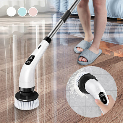 🔥CHRISTMAS HOT SALE -50% OFF!!⚡🧽9-in-1 Electric Cleaning Brush🏠Multi-Purpose for Home