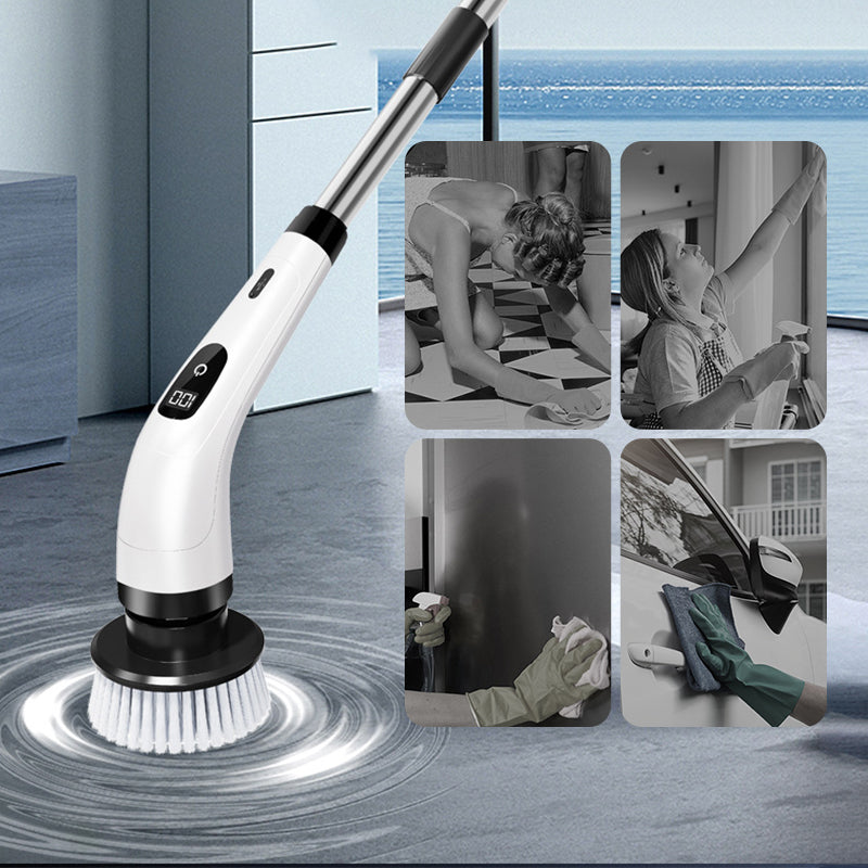 🔥CHRISTMAS HOT SALE -50% OFF!!⚡🧽9-in-1 Electric Cleaning Brush🏠Multi-Purpose for Home