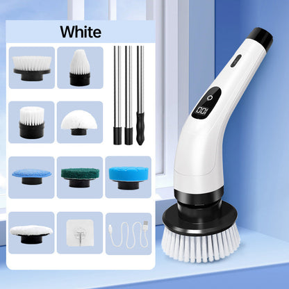 🔥CHRISTMAS HOT SALE -50% OFF!!⚡🧽9-in-1 Electric Cleaning Brush🏠Multi-Purpose for Home
