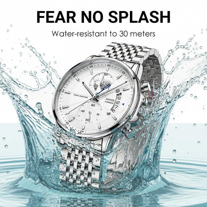 ⏳Time-Limited Special⏰Men's watch with globe motif in maritime style