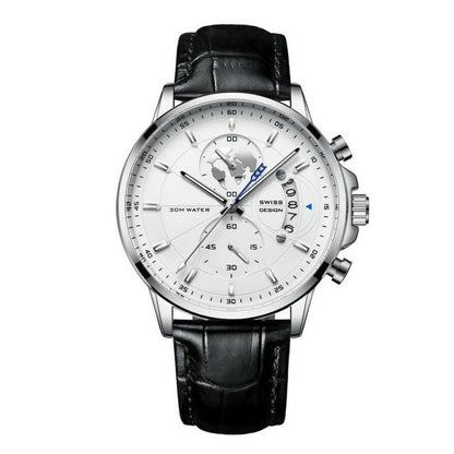 ⏳Time-Limited Special⏰Men's watch with globe motif in maritime style