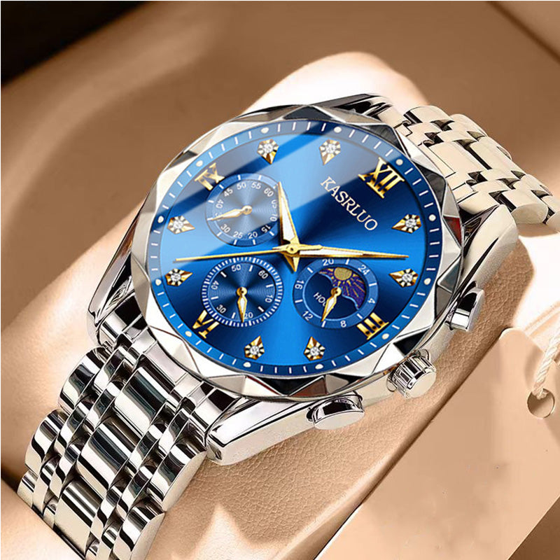 🔥 Men's Waterproof Quartz Watch - Stylish & Durable, Perfect for Daily Wear and Outdoor Activities ✨