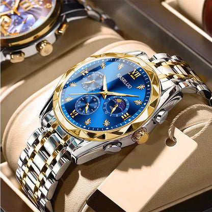 🔥 Men's Waterproof Quartz Watch - Stylish & Durable, Perfect for Daily Wear and Outdoor Activities ✨