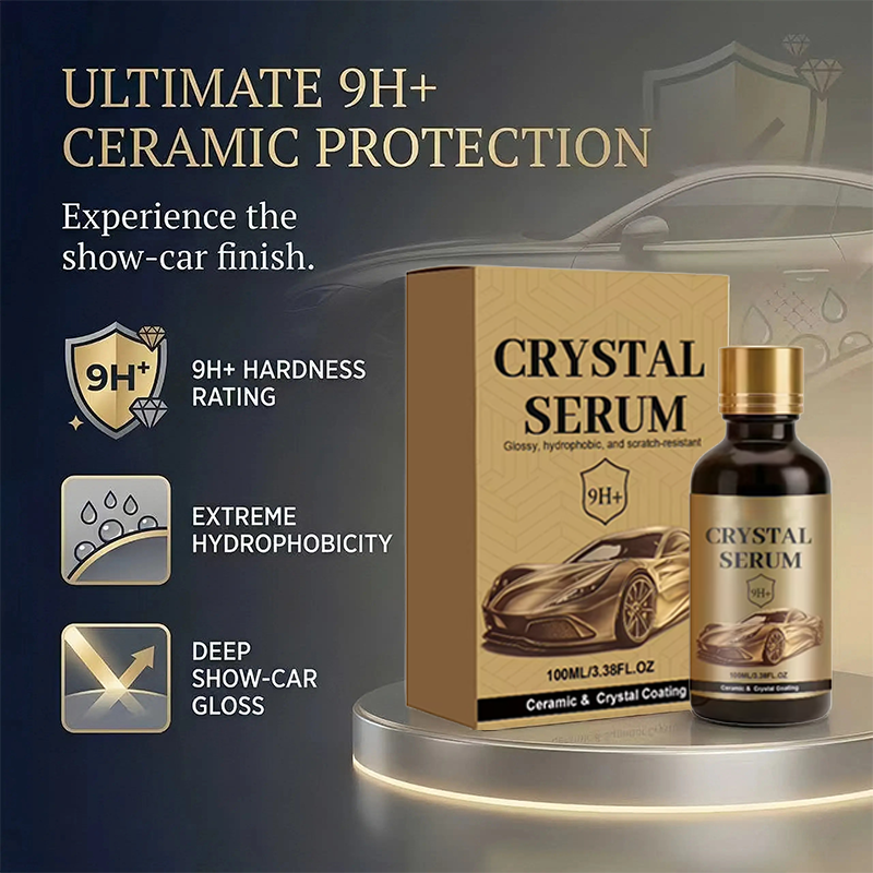 ⏳Time-Limited Special⏰Ceramic Car Coating Kit - Deep Gloss, 9H+ Hardness🚗💝