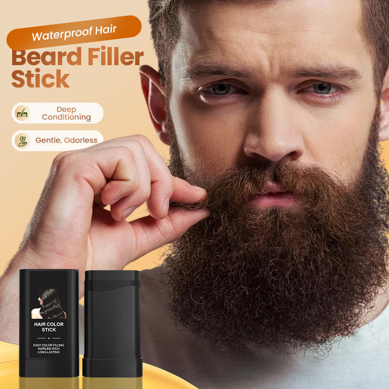 🧔‍♂️ Waterproof Hair & Beard Filler Stick – Erase Grays, Instantly Natural! ✨