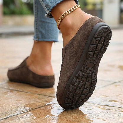 👡✨ Women's Wide Closed-Toe Mule Slippers 🛋️