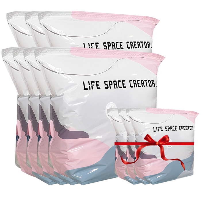 No-Pump 3D Vacuum Storage Bags