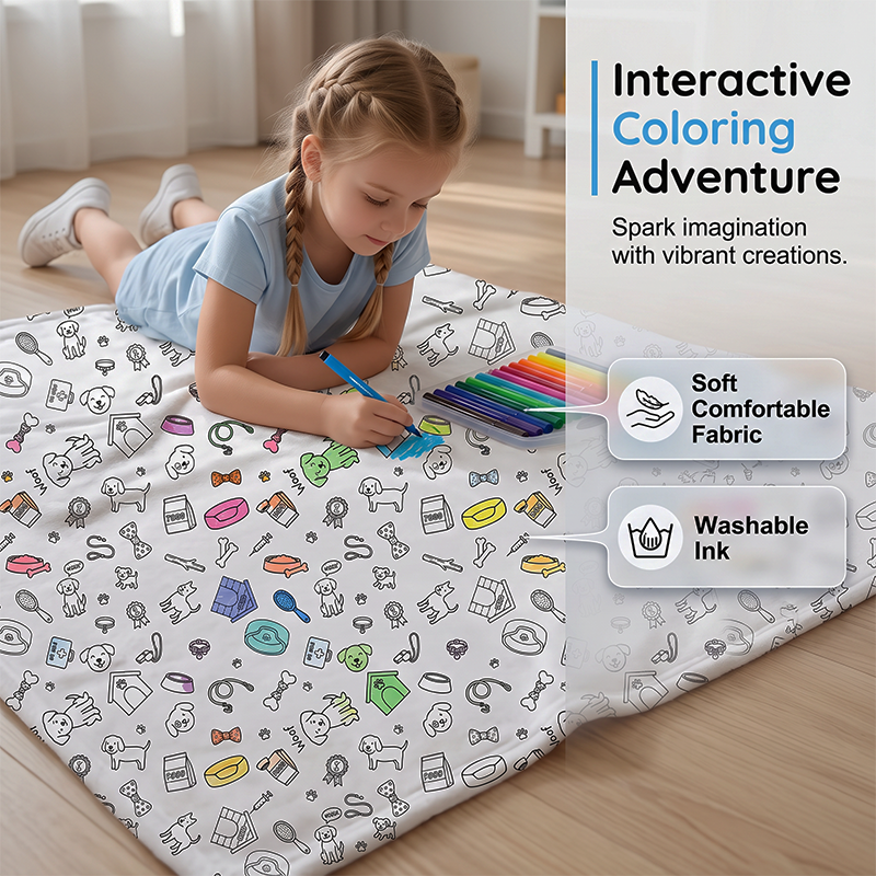 💗LAST DAY SALE 56% OFF🎁 Personalised Colouring Blanket – The Unique DIY Gift They’ll Love