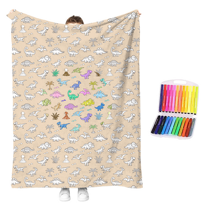 💗LAST DAY SALE 56% OFF🎁 Personalised Colouring Blanket – The Unique DIY Gift They’ll Love