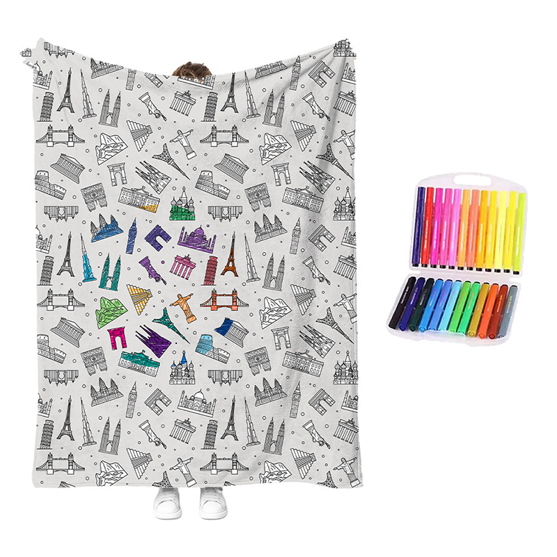 💗LAST DAY SALE 56% OFF🎁 Personalised Colouring Blanket – The Unique DIY Gift They’ll Love