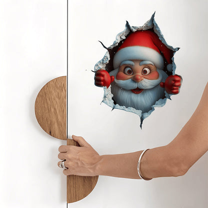 🎅Santa's Surprise 3D Wall Decals