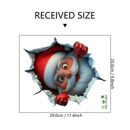 🎅Santa's Surprise 3D Wall Decals