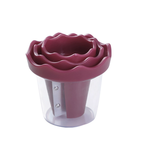 Manual Vegetable Spiralizer And Curler For Rose Flower Carving