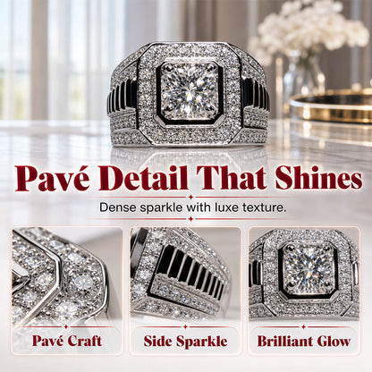 ⏳Time-Limited Special⏰Elegant Sparkly Square Halo Ring