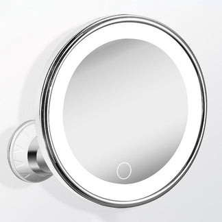 ✨10X LED Magnifying Makeup Mirror🔍 - Drill-Free Suction & DualPower
