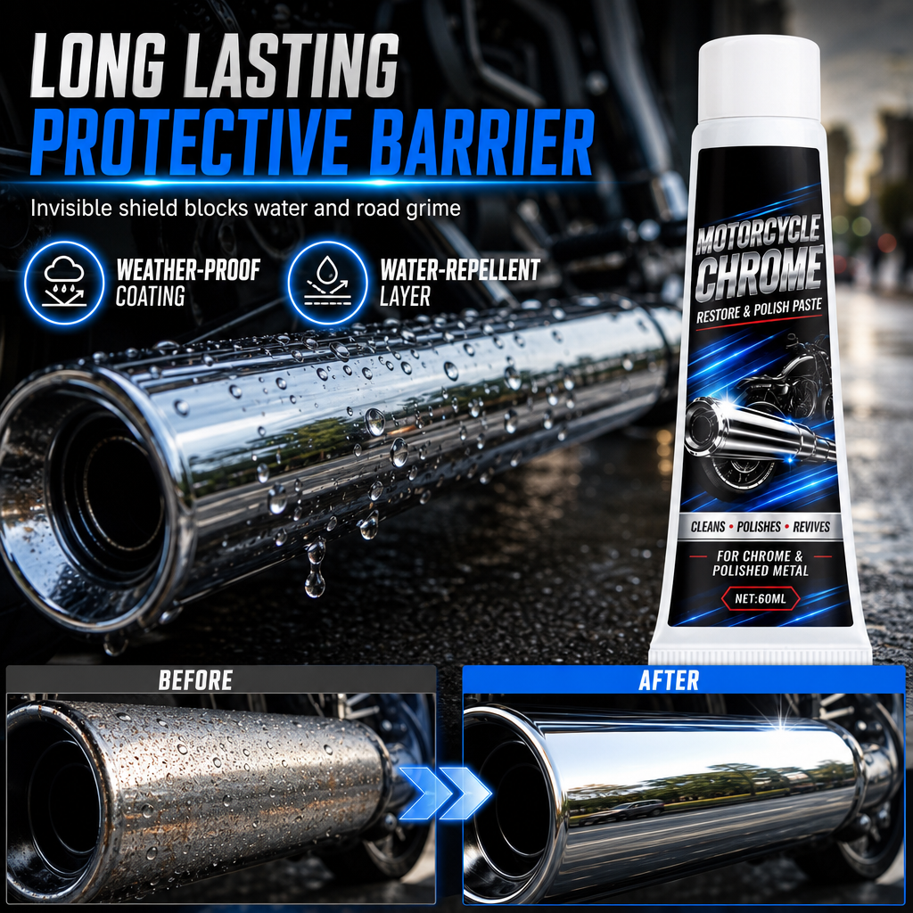 📢📢Buy 3 get 2 free !! ⏰Metal Polishing Paste – Chrome shine & rust protection ✨