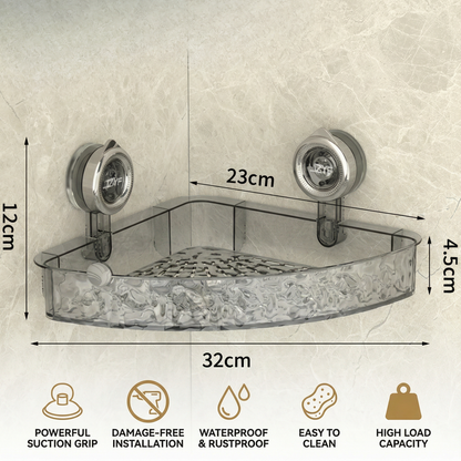 Corner Grip Suction Shelf