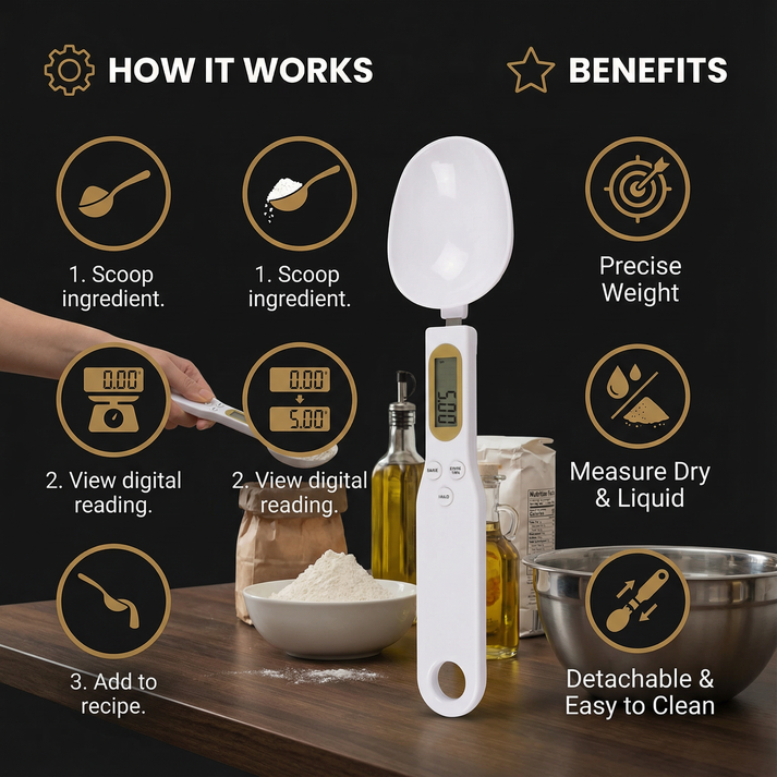 Smart Digital Measuring Spoon